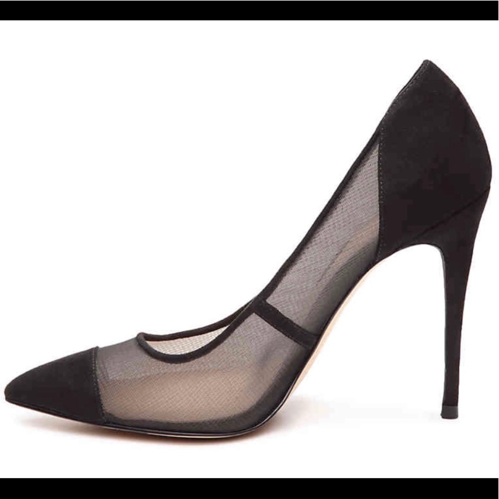 Aldo suede pointed toe heel
